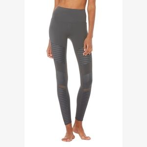 Grey Alo Moto Legging